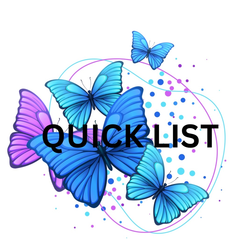 QUICK LIST ITEMS